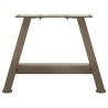 Pieds de table basse en forme de A, 2 pièces, 40 x (30-31) cm, acier 