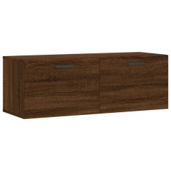 Armoire murale chêne marron 100x36,5x35 cm bois d'ingénierie 
