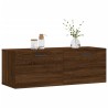 Armoire murale chêne marron 100x36,5x35 cm bois d'ingénierie 