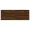 Armoire murale chêne marron 100x36,5x35 cm bois d'ingénierie 