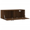 Armoire murale chêne marron 100x36,5x35 cm bois d'ingénierie 