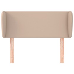 Tête de lit avec oreilles Cappuccino 83x23x78/88 cm Similicuir 