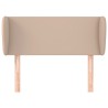 Tête de lit avec oreilles Cappuccino 83x23x78/88 cm Similicuir 