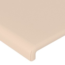 Tête de lit avec oreilles Cappuccino 83x23x78/88 cm Similicuir 