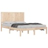 Cadre de lit sans matelas 135x190 cm bois de pin massif 