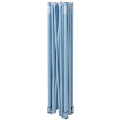 Tente pliable de réception avec 4 parois 3 x 4,5 m Blanc 
