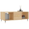 Table basse chêne sonoma 102x50x40 cm bois d'ingénierie 