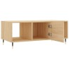 Table basse chêne sonoma 102x50x40 cm bois d'ingénierie 