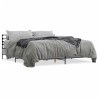 Cadre de lit sans matelas sonoma gris 200x200 cm 