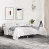Cadre de lit sans matelas chêne marron 200x200 cm 