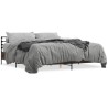 Cadre de lit sans matelas chêne marron 200x200 cm 
