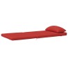 Coussins de chaise adirondack lot de 2 rouge tissu oxford 