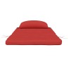 Coussins de chaise adirondack lot de 2 rouge tissu oxford 