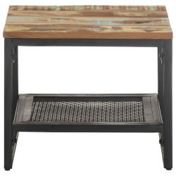 Table d'appoint 40x40x35 cm Bois de récupération massif 