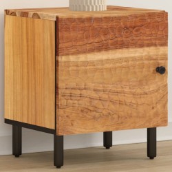 Table de chevet 40x33x46 cm Bois d'acacia massif 
