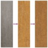 Décoration murale jardin 105x55 cm acier corten design feuille 