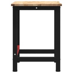 Établi 100x60x81,5 cm bois de chêne massif 
