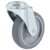 24 pcs Roulettes pivotantes à trou de boulon 100 mm 