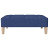 Repose-pied Bleu 78x56x32 cm Tissu 