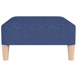 Repose-pied Bleu 78x56x32 cm Tissu 