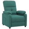 Fauteuil inclinable Vert foncé Tissu 