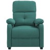 Fauteuil inclinable Vert foncé Tissu 