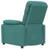 Fauteuil inclinable Vert foncé Tissu 