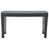 Salon de jardin 3 pcs Plastique Anthracite 