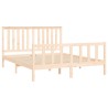 Cadre de lit sans matelas 150x200 cm bois massif de pin 