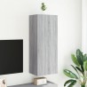 Meuble TV mural sonoma gris 40,5x30x102 cm bois d'ingénierie 