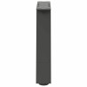 Pieds de table basse en forme de A 2 pièces Anthracite 40 x (30-31) cm Acier 