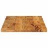 Dessus de table 120x70x3,8cm rectangulaire bois massif manguier 