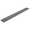 Panneaux de clôture de remplacement 9 pcs WPC 170 cm Gris 