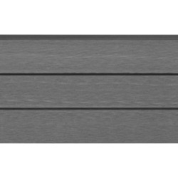 Panneaux de clôture de remplacement 9 pcs WPC 170 cm Gris 
