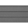 Panneaux de clôture de remplacement 9 pcs WPC 170 cm Gris 