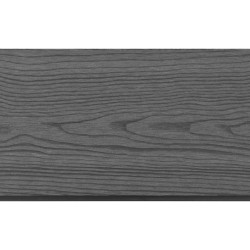 Panneaux de clôture de remplacement 9 pcs WPC 170 cm Gris 