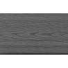 Panneaux de clôture de remplacement 9 pcs WPC 170 cm Gris 