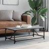 Table basse Sonoma gris 100x50x35 cm Bois d'ingénierie 
