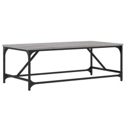 Table basse Sonoma gris 100x50x35 cm Bois d'ingénierie 