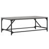 Table basse Sonoma gris 100x50x35 cm Bois d'ingénierie 