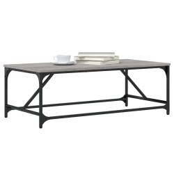 Table basse Sonoma gris 100x50x35 cm Bois d'ingénierie 