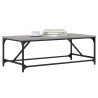 Table basse Sonoma gris 100x50x35 cm Bois d'ingénierie 