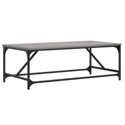 Table basse Sonoma gris 100x50x35 cm Bois d'ingénierie 
