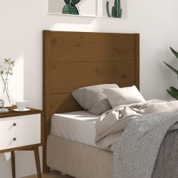 Tête de lit Marron miel 81x4x100 cm Bois massif de pin 