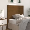 Tête de lit Marron miel 81x4x100 cm Bois massif de pin 