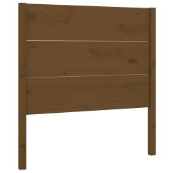 Tête de lit Marron miel 81x4x100 cm Bois massif de pin 
