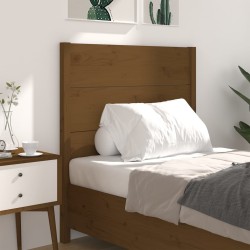 Tête de lit Marron miel 81x4x100 cm Bois massif de pin 