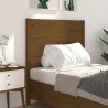Tête de lit Marron miel 81x4x100 cm Bois massif de pin 