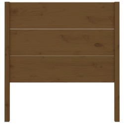 Tête de lit Marron miel 81x4x100 cm Bois massif de pin 