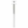 Pieds de table basse en forme de X, 2 pièces, blanc, 60 x (42-43) cm, acier 